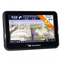 NAVROAD 460BT AutoMapa Polski XL 6.9 + 2 GB microSD