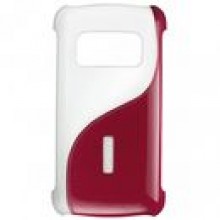 Etui Nokia CC-3010 hard cover White/Burgundy do C6