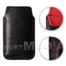 KLT ETUI SKORZANE CZERW IPHONE4/3GS/NOKIA N8/ACE