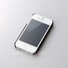 Shell Cover & folia ochronna iPhone 4, black