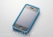 TPU Cover & folia ochro nna iPhone 4, blue